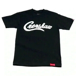 The Marathon Clothing black T-Shirt with white Crenshaw Logo. Small. NWT